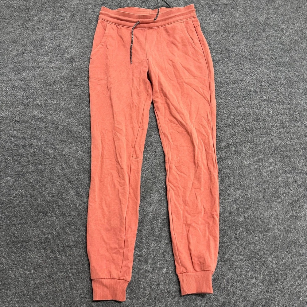 Columbia Joggers Womens Size S Coral Pink Slim Fit Drawstring Athletic Pants